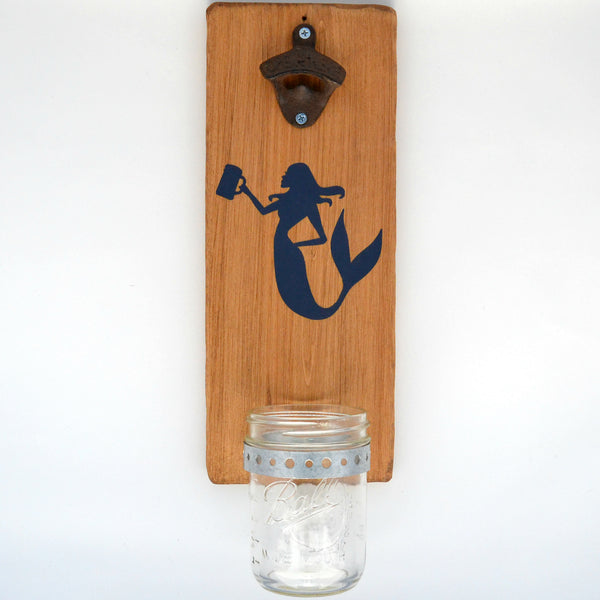 Wall Mounted Bottle Opener with Beer Cap Catcher - Rhode Island – Cranberry  Collective