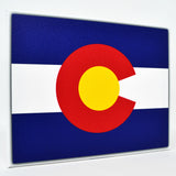 Colorado Flag Decor - 8x10 CO State Flag Canvas - Ready To Hang Colorado Decor