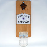 Entering Cape Cod - Wall Mounted Bottle Opener with Cap Catcher