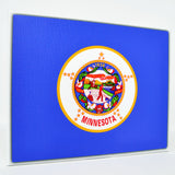 Minnesota Flag Decor - 8x10 MN State Flag Canvas - Ready To Hang Minnesota Decor