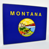 Montana Flag Decor - 8x10 MT State Flag Canvas - Ready To Hang Montana Decor