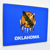Oklahoma Flag Decor - 8x10 OK State Flag Canvas - Ready To Hang Oklahoma Decor