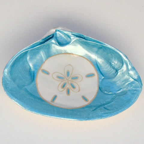 Sand Dollar Clam Shell Dish | Jewelry Dish - Spoon Rest - Soap Dish - Cranberry Collective - Cape Cod Gifts - Beach and Nautical Decor