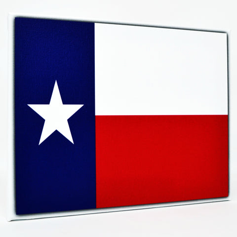 Texas Flag Decor - 8x10 TX State Flag Canvas - Ready To Hang Texas Decor